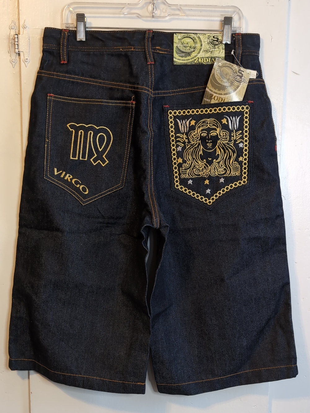 Vint. Y2K Soulland Virgo Jean shorts mens 32 waist
